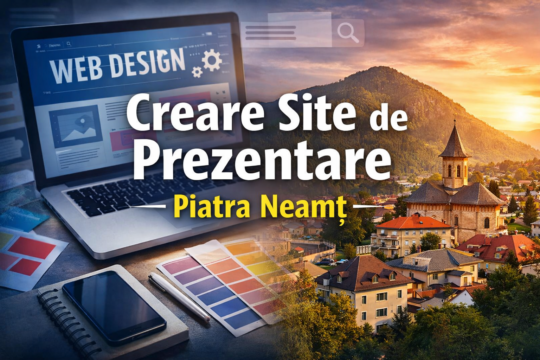 Creare site de prezentare Piatra Neamt